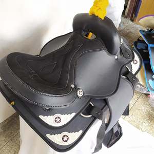 Sillín sintético occidental de caballo de alta calidad, sillín y estribo de nuevo diseño, todos los tamaños disponibles, fabricante en India - Product Image 6