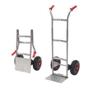 Stainless Steel Four-Wheel Folding Trolley 500kg Load Shopping <b>Cart</b> Foldable Basket Truck for Outdoor Hotel Storage <b>Tool</b> - Product Image 1