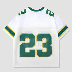 เสื้อตาข่ายระบายอากาศผลิตขึ้นสำหรับออกกำลังกายเป็นเวลานานและอากาศอบอุ่นเสื้อตาข่ายกีฬาตัดด้วยรูปลักษณ์ทันสมัย - Product Image 6