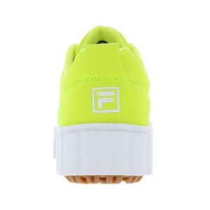 Fila Women's Sandblast Low <b>Chunky</b> <b>Shoes</b> in Safety Yellow with White Accents | 100% Authentic - Product Image 3