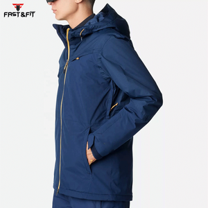 <b>Men's</b> High Quality Long Sleeve Softshell Windbreaker <b>Jacket</b> Stand Collar Waterproof Breathable Casual Winter Wear Wholesale - Product Image 4