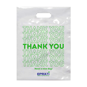 Bolsa de Plástico Troquelada de Alta Calidad con Asa, Impresa Personalizada, para Compras en Boutiques y Minoristas - Product Image 2