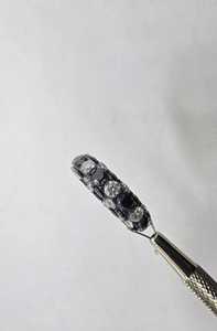 Anillo de Diamante Moissanite Blanco y Negro, Anillo de Diamante de Boda, Joyería Hip Hop, Regalo de Año Nuevo para Ella - Product Image 3