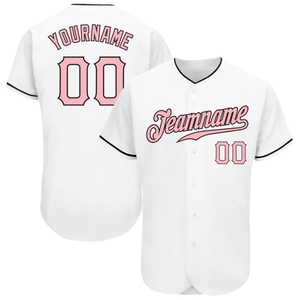 Camiseta de Béisbol Personalizada con Logotipo, Venta al por Mayor, Sublimación, Lisa, en Blanco, 2026 - Product Image 3