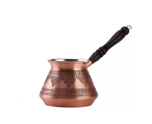 Pot de café design en cuivre avec poignée Nouveau pot à lait en métal pour café thé cuivre Nouveau look Pot de service lait et café Meilleur design - Product Image 4