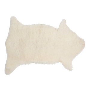 Piel de Oveja 100% Natural Blanco Hueso 0.320kg - Product Image 1