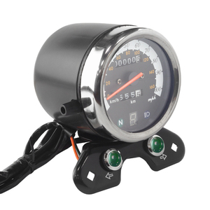 Motorcycle <strong>Speedometer</strong> <strong>Speedometer</strong> Meter Universal Motorcycle Dual Odometer <strong>Speedometer</strong> Meter Gear Digital Display - Product Image 3