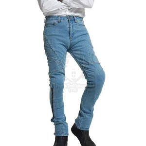 Vente en gros Faible MOQ Jeans pour hommes respirants à boutons Pantalons sur mesure Hiver Printemps Dernier design Haute qualité - Product Image 1