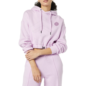 Sudadera Corta Tejida de Invierno para Mujer, Informal, con Capucha y Mangas Largas - Product Image 2