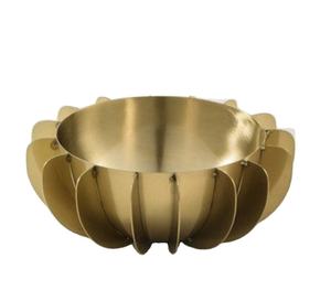 Bol en chocolat blanc recouvert de métal, support doré, qualité supérieure, fait à la main, passe au lave-vaisselle, durable, Falcon International FI-23206 - Product Image 4