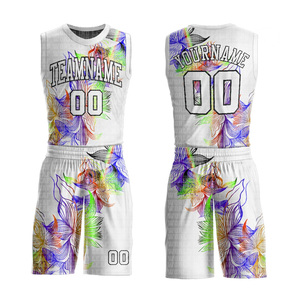 Ensemble maillot et short de basket-ball pour jeunes vêtements d'équipe uniforme de basket-ball par sublimation à bas prix - Product Image 1