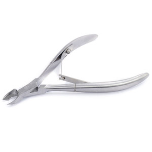 Coupe-cuticules professionnels en acier inoxydable à double ressort, ouverture large, logo personnalisé, pour ongles des doigts et des orteils - Product Image 1