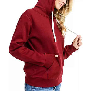 Sudadera con capucha de gimnasio personalizada para mujer, sudadera de estilo Vintage para correr con bordado, venta al por mayor para entrenamientos deportivos de invierno - Product Image 2