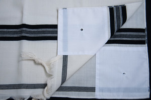 Certificat casher juif adulte <span class=keywords><strong>Rachel</strong></span> laine petit Talit Tzitzit juif prière laine Talit Katan - Product Image 2