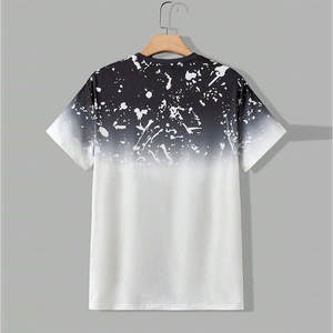 Ensembles courts pour hommes avec logo personnalisé Ensembles de shorts d'été à la mode 100% coton T-shirts et shorts décontractés pour hommes - Product Image 4