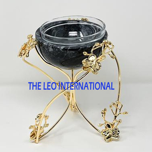 Quemador de incienso hecho a mano de excelente calidad Bakhoor decorativo de acero inoxidable, soporte de incienso de Metal al por mayor con estilo clásico - Product Image 4