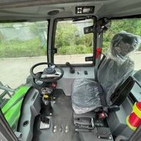 3t 4t 5 Tonnen Geländestapler 4x4 4WD Gabelstapler mit Breitbau und Geländereifen für Alle Raumentypen mit Geschlossener Kabine