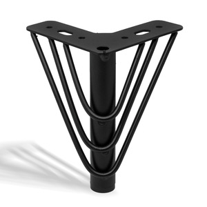 Moderno placcato oro placcato in metallo affusolato gamba del tavolo <span class=keywords><strong>per</strong></span> soggiorno camera da letto <span class=keywords><strong>per</strong></span> cucina divano in ferro disegno diritto obliquo - Product Image 3