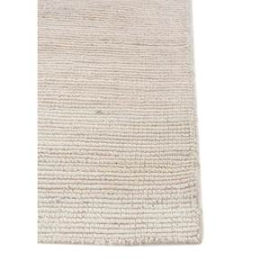 Tapis en laine tissé à la main Contour Ivory, coton biologique et jute, design puzzle rectangulaire pour salon et couloir - Hwl-260 - Product Image 4