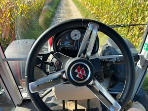 Tracteur Massey Ferguson 385 4RM d'occasion de haute qualité, 25 CV, bon état, moteur de pompe polyvalent, puissance nominale de 100 CV, composants principaux - Product Image 6