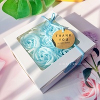 2024 nouvel an cadeau saint valentin coffret cadeau Rose fleur savon 6 pièces/paquet Rose fleur parfum produit de thaïlande