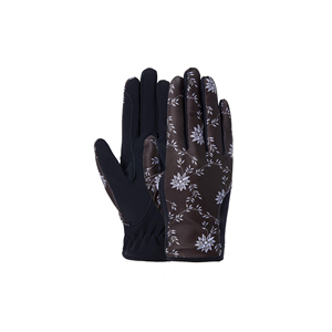 Guantes de equitación ligeros de invierno para mujer, con agarre de cuero, para montar a caballo, para jóvenes, para exteriores, de dedo completo, con muñequera ajustable - Product Image 1