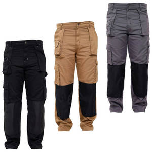 กางเกงคาร์โก้ผ้าใบน้ำหนักเบามีสไตล์สำหรับผู้ชายวัสดุระบายอากาศสวมใส่สบาย - Product Image 4