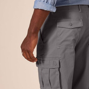 Pantalon cargo d'extérieur pour homme, multi-poches, design décontracté, respirant, coupe-vent, nouveau tissu, vente en gros, élastique, 6 poches - Product Image 4