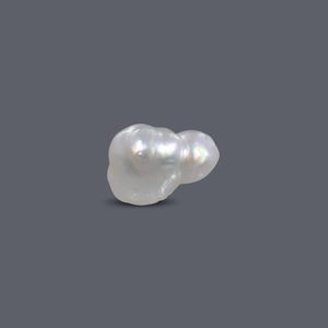 ไข่มุกน้ำจืดบาร็อคสีขาวธรรมชาติขนาด 7-8 มม. เม็ดเดี่ยว (7.63 กะรัต) - Product Image 1