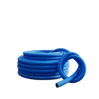 Tuyau d'air en PVC renforcé de fibres de 3/4 po, 100 m, noir, rouge et bleu, tuyau d'eau en PVC lisse pour l'agriculture, le jardinage et le lavage