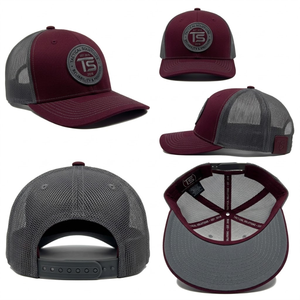 Gorra Trucker de 6 Paneles Fabricada en Vietnam con Logotipo de Parche Tejido Personalizado, Estructura Rígida y Malla Trasera, Gorra de Béisbol Deportiva para Exteriores con Cierre a Presión - Product Image 5