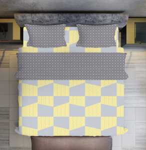 Ensemble de literie de qualité hôtelière solide en tissu microfibre durable Queen Size 400TC drap plat résistant à la décoloration avec 2 taies d'oreiller souples - Product Image 1