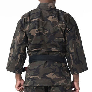 Uniforme de karaté en tissu personnalisé de haute qualité pour l'entraînement aux arts martiaux, séchage rapide, respirant, logo personnalisé sur le devant, toutes les tailles disponibles - Product Image 4