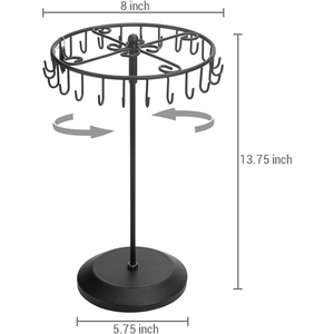 Elegante organizador de soporte de joyería de Metal para collares, pendientes, pulseras, la mayoría de las ventas en la India, buen precio, embalaje de cartón - Product Image 4
