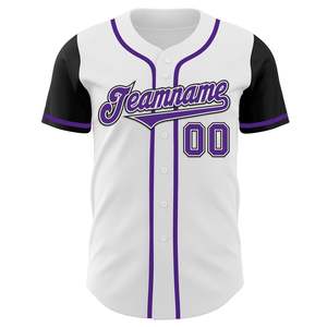 Maillot de baseball personnalisé pour hommes pull-over respirant à séchage rapide avec nom cousu et numéro impression par sublimation vente en gros en vrac - Product Image 2