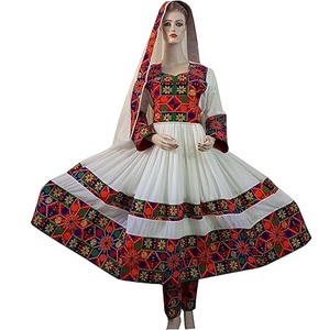 Superbe qualité Banjara Tribal ethnique Vintage dentelle couleur unie robe Maxi robe respirante afghane Pakistan Kuchi fête - Product Image 4