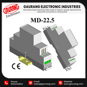 Boîtier de commande de boîtiers de Rail Din modulaires personnalisés MD-22.5 de haute qualité fournisseur indien pour l'électronique et l'instrumentation - Product Image 2