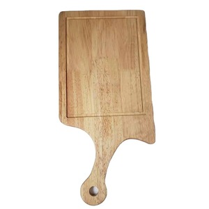 Tabla de Cortar de Cocina de Madera de Teca Premium Hecha a Mano de Lujo con Incrustaciones de Esmalte Ecológica para Preparación de Alimentos y Frutas - Product Image 3