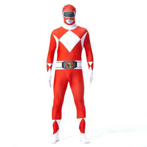 Disfraz de Cosplay de Mighty Morphin Power Ranger, Traje Heroico Inspirado en Superhéroes - Product Image 5