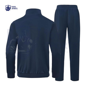 Ensemble de survêtement pour homme, tendance, de haute qualité, meilleur fournisseur, nouvelle arrivée, confortable, mince, col montant, veste zippée intégrale, pantalon assorti - Product Image 2