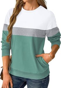 เสื้อสเวตเตอร์คอกลมแขนยาวแบบสวมหัวผ้าฝ้ายสำหรับผู้หญิงคุณภาพสูง - Product Image 6