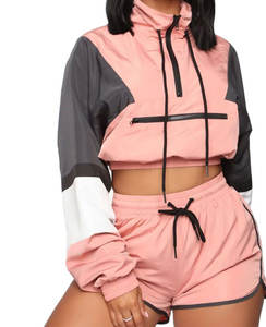 Conjunto de joggers Conjunto de chándales de mujer Trajes de mujer Sudadera con capucha Logotipo estampado Entrenamiento Chándales transpirables - Product Image 2