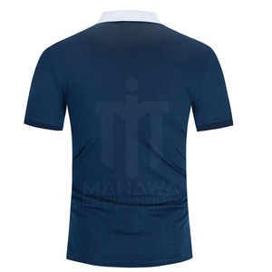 เสื้อผู้ชายไซส์ใหญ่คุณภาพสูงขายส่ง ปรับแต่งได้ ระบายอากาศดี แขนสั้น ผ้าคอตตอน/โพลีเอสเตอร์ถัก  รับผลิตตามแบบ - Product Image 2