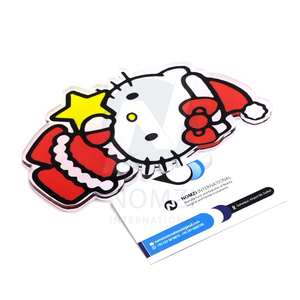 Customizable Color New Year Hello Kitty Christmas <b>Magnetic</b> Acrylic <b>Eyelashes</b> Plate Durable Glass <b>Eyelash</b> Extension Tools - Product Image 1