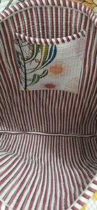 Sacs fourre-tout matelassés en coton imprimé à la main, sacs fourre-tout indiens traditionnels, sacs fourre-tout artisanaux avec impression à la main - Product Image 3