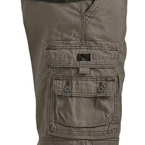 Pantalones cortos cargo personalizados OEM para hombre, 100% algodón, informales, con múltiples bolsillos, para exteriores, senderismo, ropa de trabajo, cintura media, secado rápido, patrón sólido - Product Image 4