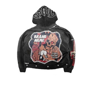 Conjunto de chándal de moda de alta calidad de fabricante al por mayor para hombre, conjunto de sudaderas con capucha y chándal para correr con logotipo personalizado para hombre - Product Image 5