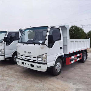 Camión Volquete Isuzu de 120 hp y 3 Toneladas, Serie NKR/ELF, Motor Diésel 4x2, Transporte de Material de Construcción, Euro VI 2015 - Product Image 1