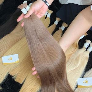 Extensiones de Cabello Humano Virgen Vietnamita 100% de Alta Calidad, Venta al Por Mayor por Minh Khang Premium Hair, 100g, Todos los Colores Disponibles - Product Image 1