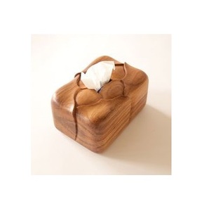 Porte-mouchoirs rectangulaire en bois, organisateur de serviettes en bois massif, écologique, personnalisable, fonctionnel et élégant pour les restaurants - Product Image 4